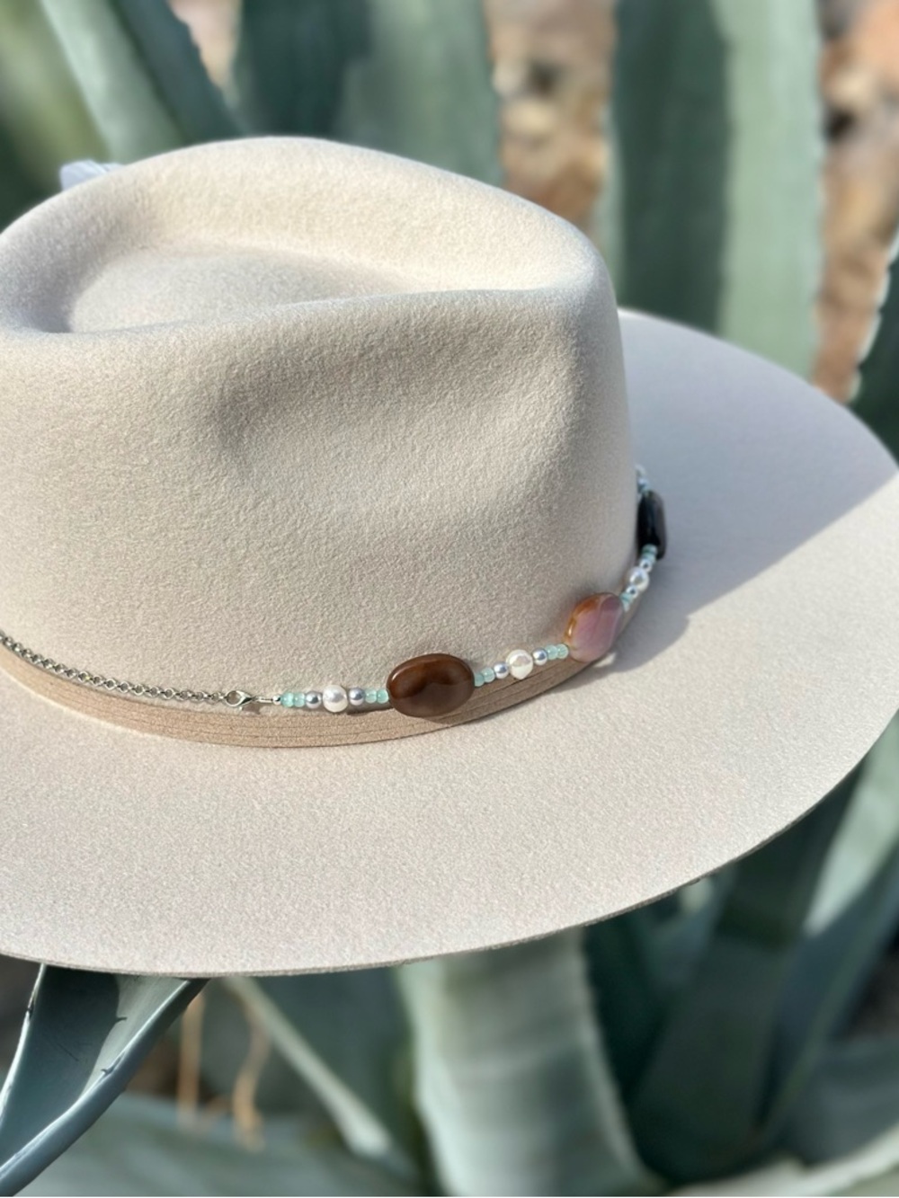 Fire Agate Hat Band - Picture 2 of 6